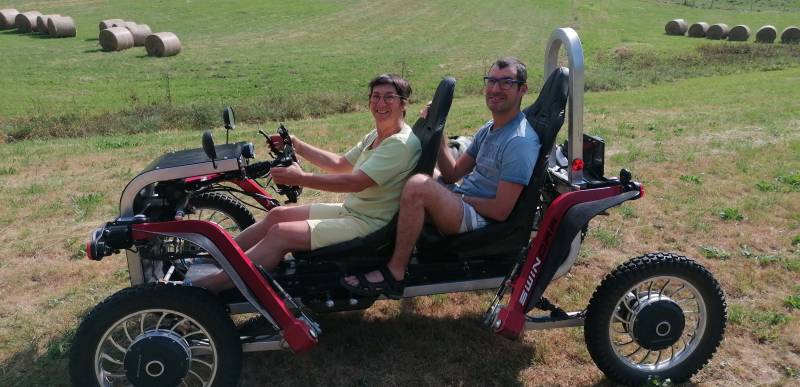 SWINCAR : l’utilitaire électrique tout-terrain idéal pour les vignerons de la Vallée du Rhône.