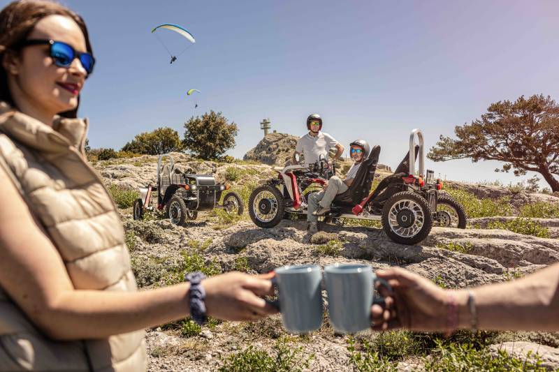 Véhicule tout-terrain électrique pour l'éco-tourisme : découvrez le SWINCAR e-Spider