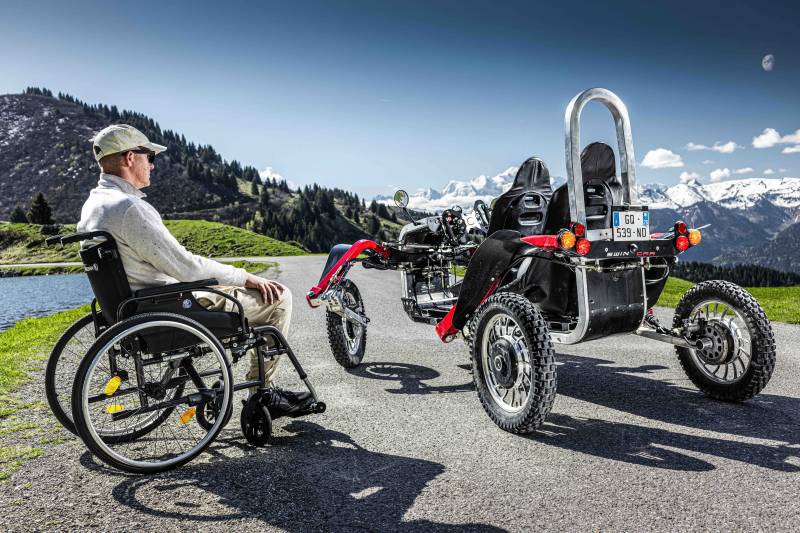 Buggy tout-terrain électrique SWINCAR : autonomie et rééducation pour PMR en Auvergne Rhône-Alpes