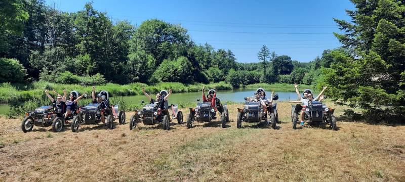 Parc de buggy tout-terrain électrique pour les terrains de camping 