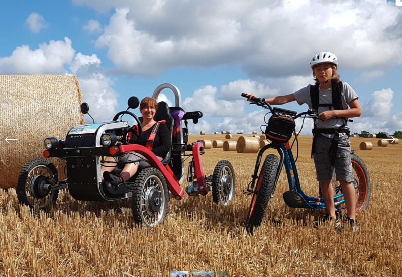 Véhicule tout-terrain électrique passe partout made in France